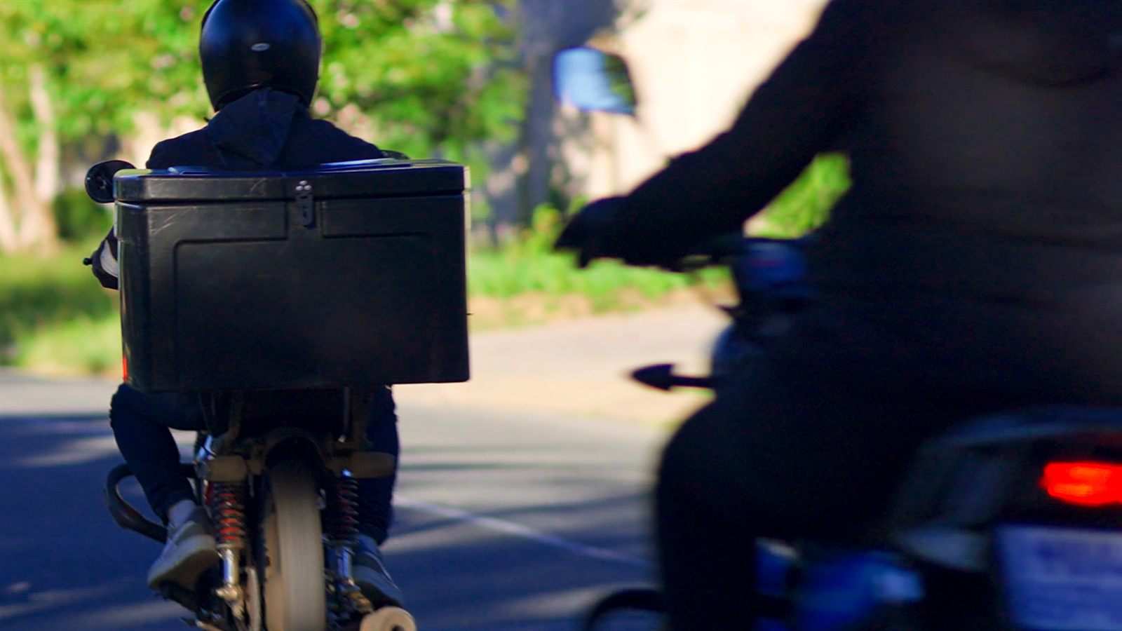 Riders on a Gauteng road